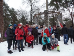 Relacja z wycieczki – marszu KTP PTTK „Przygoda” z dnia 22.01.2017r.  poświęconego 154 rocznicy Powstania Styczniowego